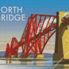 United Kingdom Forth Bridge Poster Diamond Painting