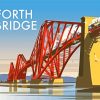 United Kingdom Forth Bridge Poster Diamond Painting