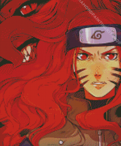 Uzumaki Kushina Warrior Diamond Painting