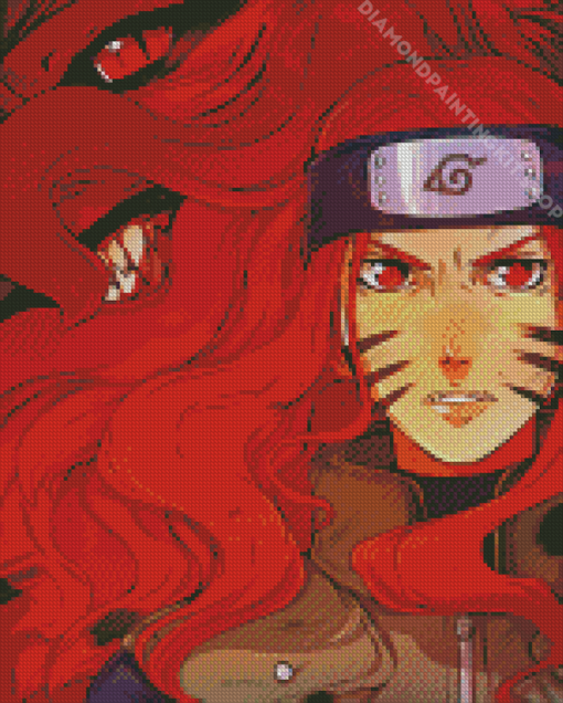 Uzumaki Kushina Warrior Diamond Painting