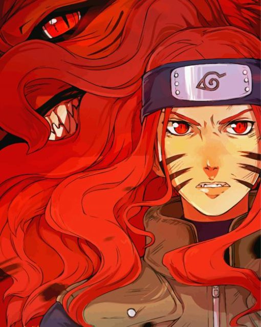 Uzumaki Kushina Warrior Diamond Painting