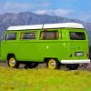 VW Van Green Color Diamond Painting