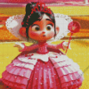 Vanellope Von Schweetz Wreck It Ralph Diamond Painting