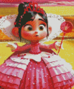 Vanellope Von Schweetz Wreck It Ralph Diamond Painting