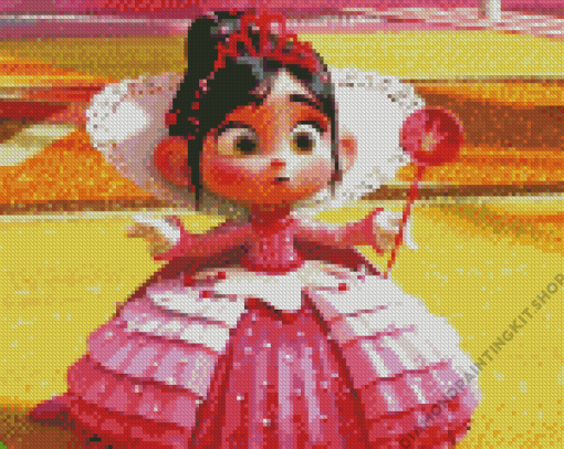 Vanellope Von Schweetz Wreck It Ralph Diamond Painting