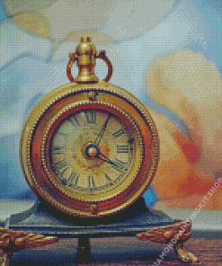 Vintage Clock Diamond Painting