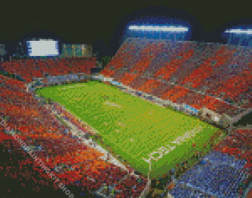 Virginia Tech Stadium Diamond Painting