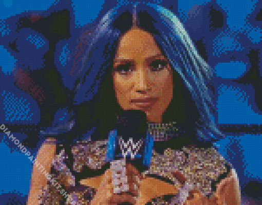 WWE Sasha Banks Diamond Painting