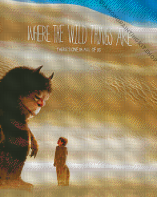 Where The Wild Things Are Poster Diamond Painting