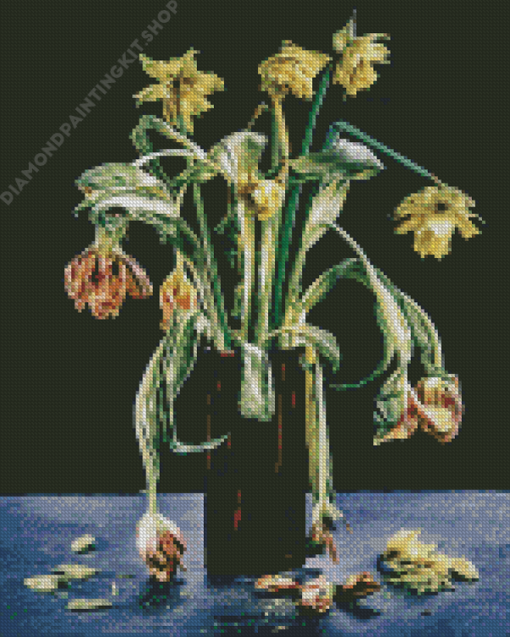 Wilted Flowers Diamond Painting