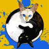 Yin Yang Cats Animals Diamond Painting