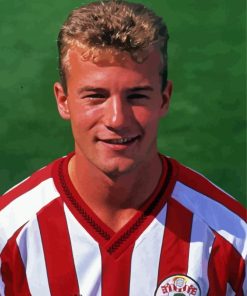 Young Alan Shearer Player Diamond Painting