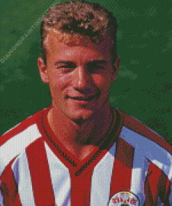 Young Alan Shearer Player Diamond Painting