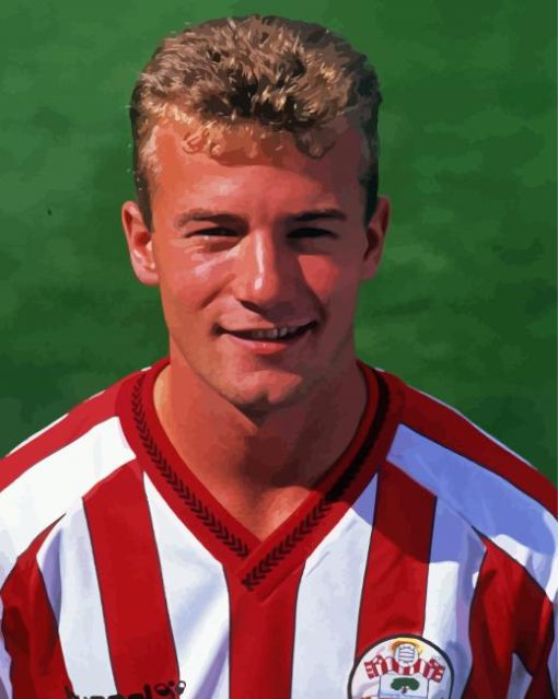 Young Alan Shearer Player Diamond Painting