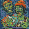 Zombie Cheech And Chong Diamond Painting