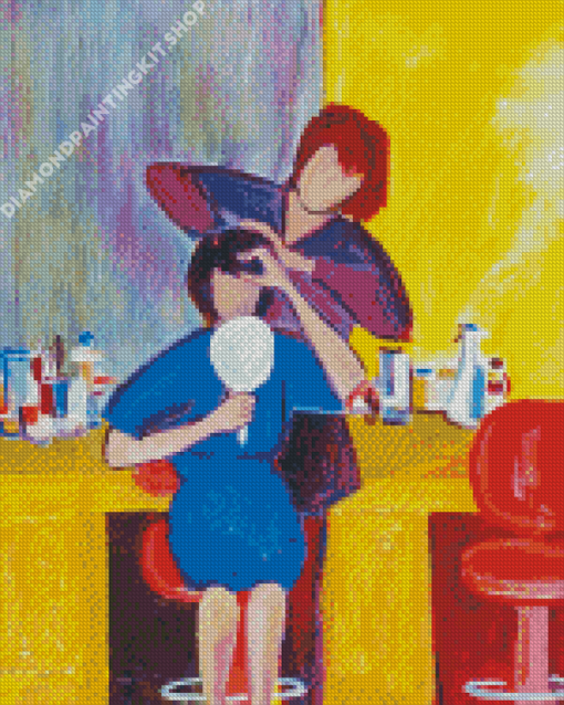 Abstract Hairdresser Diamond Painting