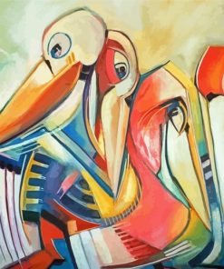 Abstract Pelicans Diamond Painting