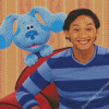 Aesthetic Blue Clues Diamond Painting