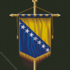 Aesthetic Bosnian Flag Diamond Painting