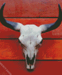 Aesthetic Bull Skull Diamond Painting