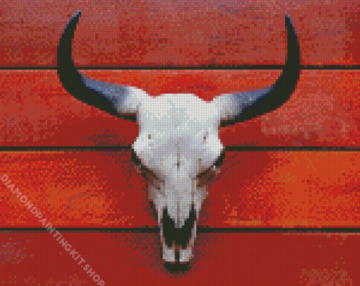 Aesthetic Bull Skull Diamond Painting