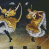 Aesthetic Can Can Dancers Diamond Painting