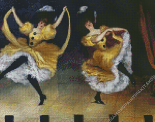 Aesthetic Can Can Dancers Diamond Painting