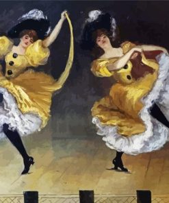 Aesthetic Can Can Dancers Diamond Painting