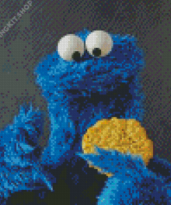 Aesthetic Cookie Monster Diamond Painting