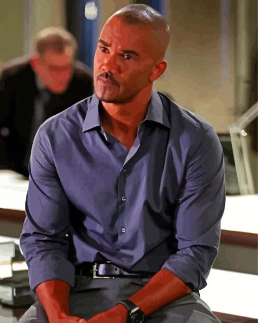 Aesthetic Derek Morgan Diamond Painting