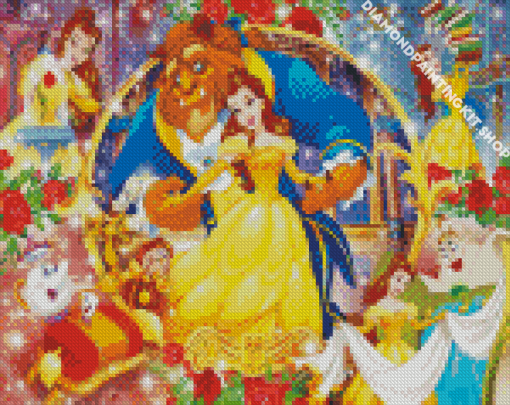 Aesthetic Disney Beauty Diamond Painting