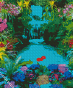 Aesthetic Flower Garden Diamond Painting