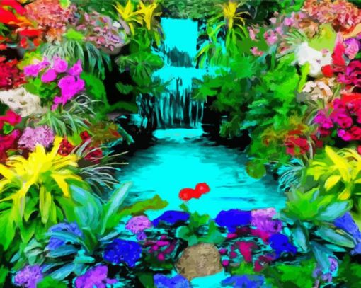 Aesthetic Flower Garden Diamond Painting