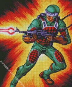 Aesthetic Gi Joe Diamond Painting