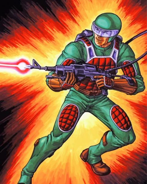 Aesthetic Gi Joe Diamond Painting