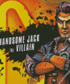 Aesthetic Handsome Jack Diamond Painting