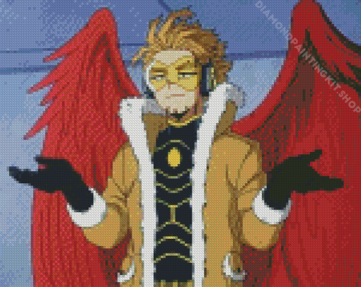 Aesthetic Hawks Mha Diamond Painting