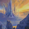 Aesthetic Ice Castle Diamond Painting