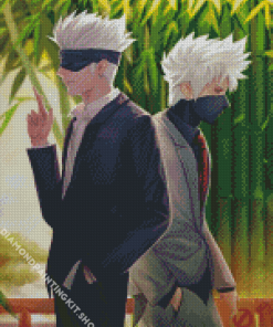 Aesthetic Kakashi And Gojo Diamond Painting