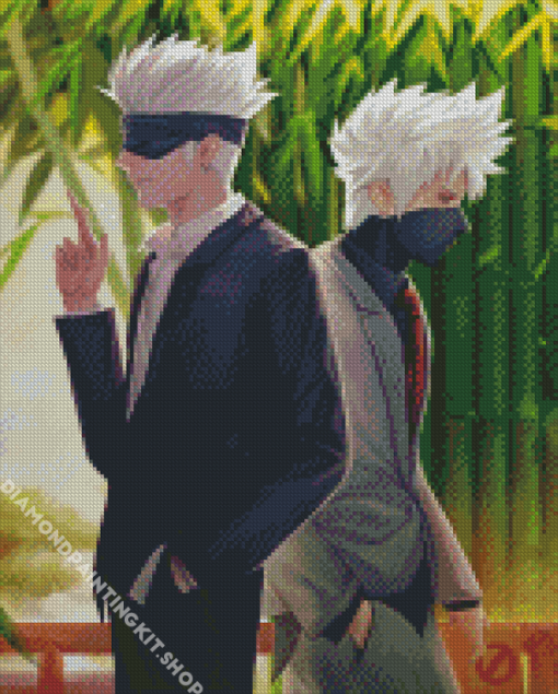 Aesthetic Kakashi And Gojo Diamond Painting