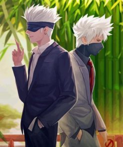 Aesthetic Kakashi And Gojo Diamond Painting