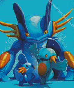 Aesthetic Mudkip Diamond Painting