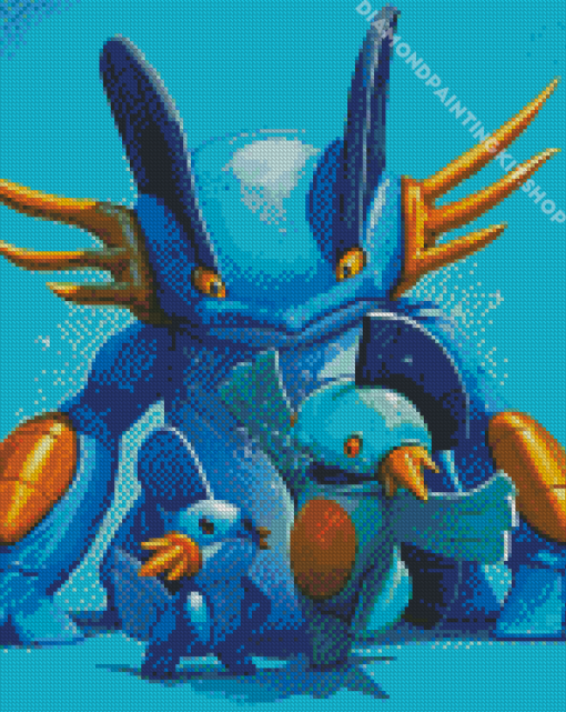 Aesthetic Mudkip Diamond Painting