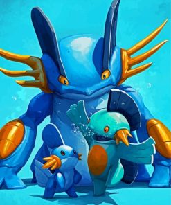 Aesthetic Mudkip Diamond Painting