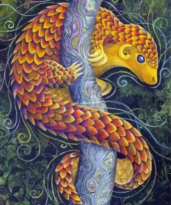 Aesthetic Pangolin Diamond Painting