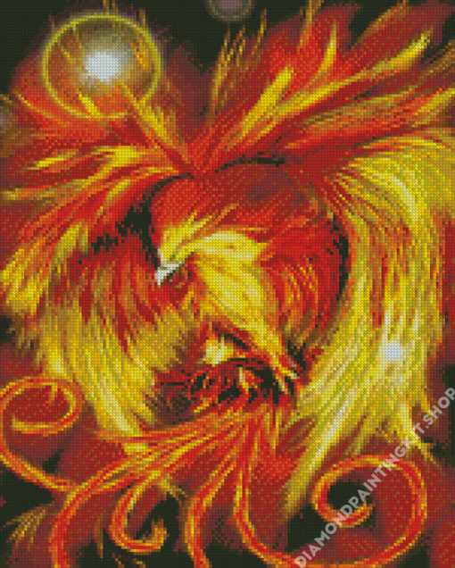 Aesthetic Phoenix Diamond Painting