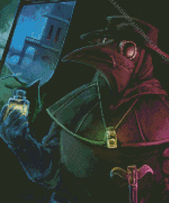 Aesthetic Plague Doctor Art Diamond Painting