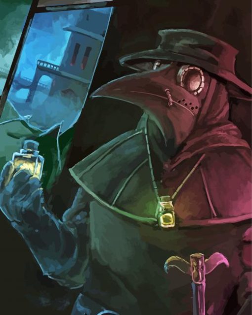 Aesthetic Plague Doctor Art Diamond Painting