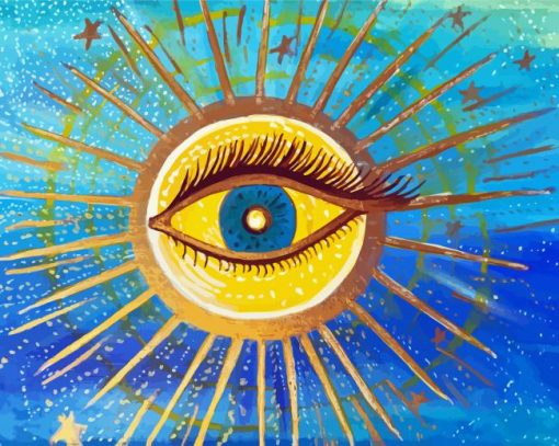 Aesthetic Third Eye Diamond Painting