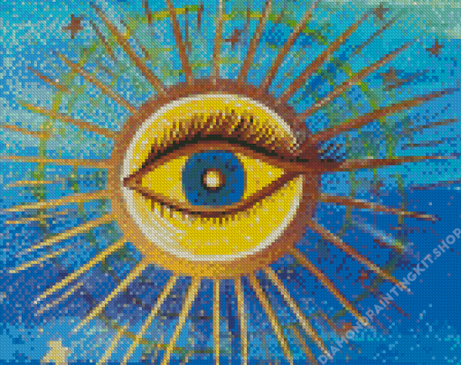 Aesthetic Third Eye Diamond Painting